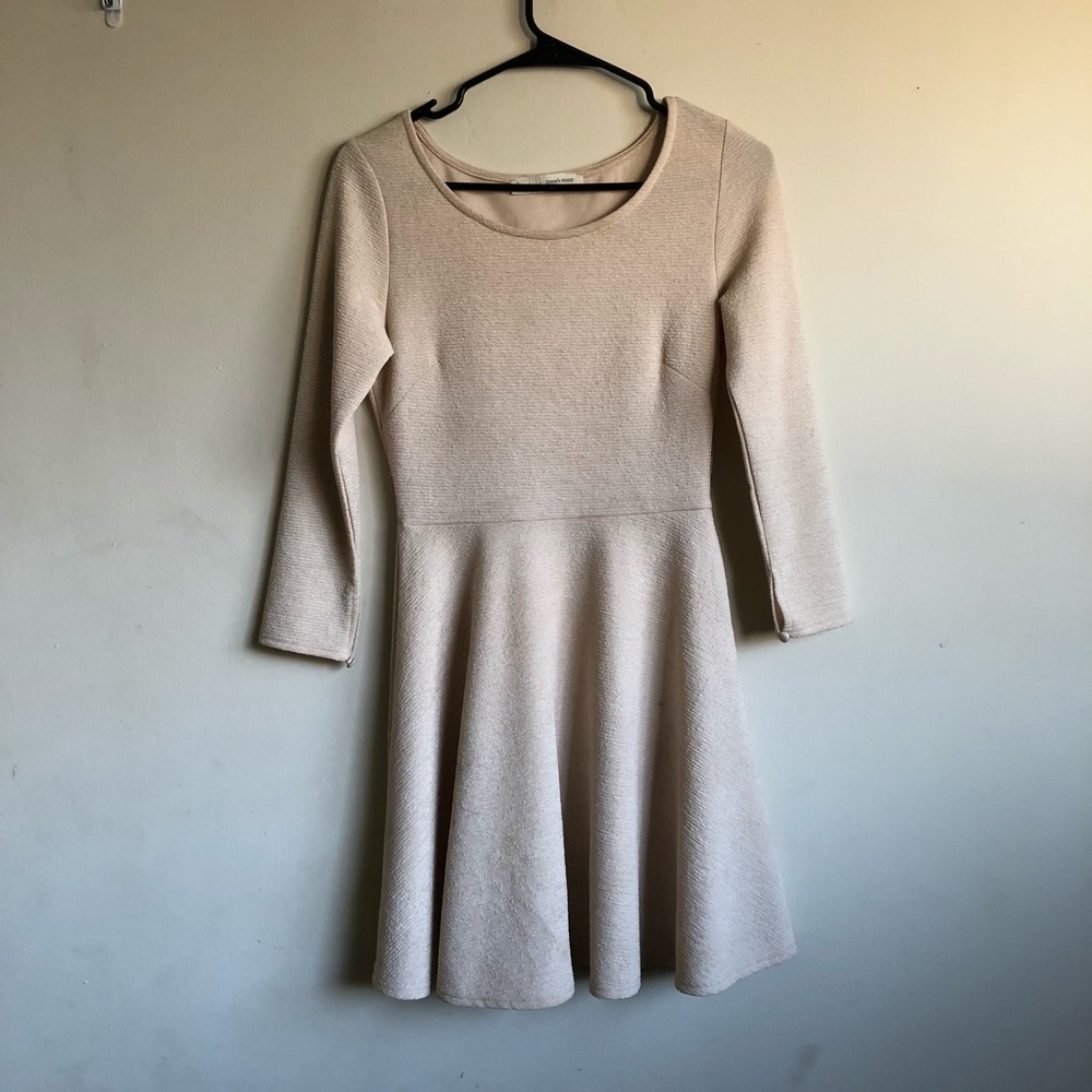 Cream Skater Dress from Irene’s Story